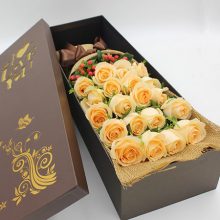 法式玫瑰花精致礼盒，送给女神最浪漫的礼物