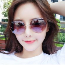 韩版潮流街拍太阳眼镜，多边形时尚酷炫女士眼镜