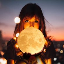 抖音同款3d打印月球灯，用最美的月亮陪伴你每个日夜
